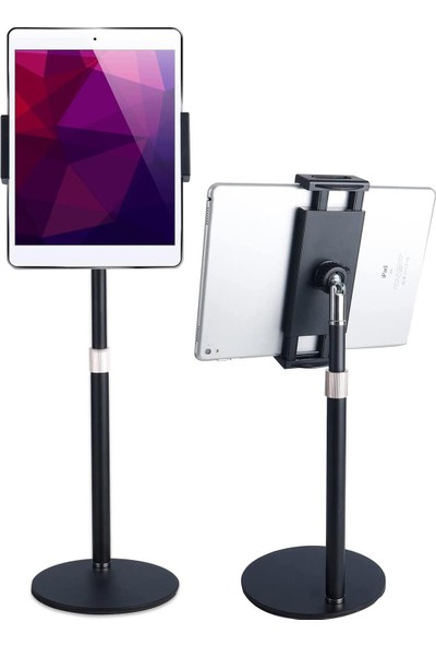 Apera Gn-91 Metal Tablet ve Telefon Stand Tutucu Masa Için Yüksekliği Ayarlanabilir iPad 4-12.9 Inç