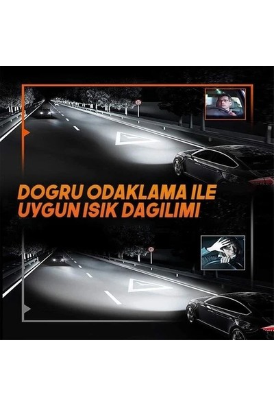 Ack Honda Cr-V (2012-2017) Uyumlu Fanlı Kısa Far Ampulü LED Xenon