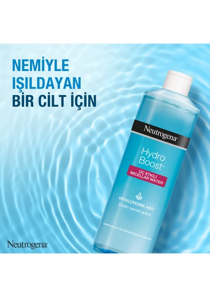 hydro boost üç etkili micellar water 400 ml