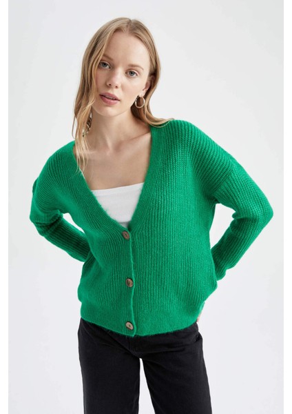 Regular Fit V Yaka Selanik Kumaş HIRKA R1262AZ22WN