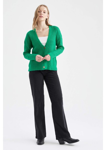 Regular Fit V Yaka Selanik Kumaş HIRKA R1262AZ22WN fiyatları