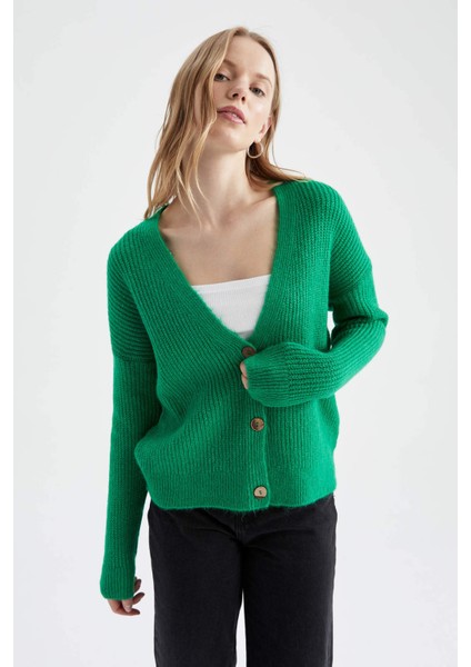 Regular Fit V Yaka Selanik Kumaş HIRKA R1262AZ22WN