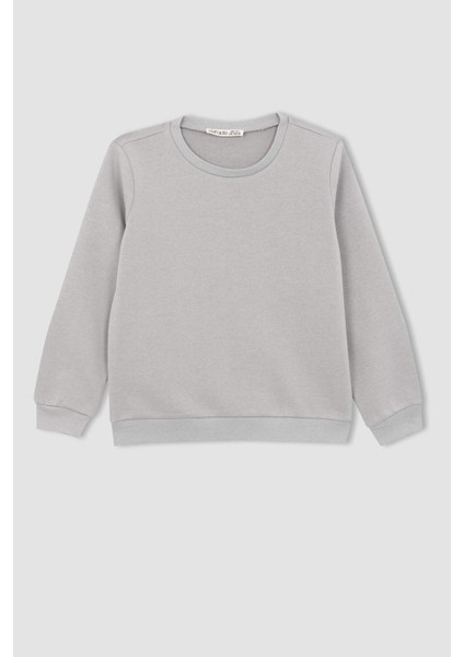 Kız Çocuk Basic Sweatshirt Z9889A622AU
