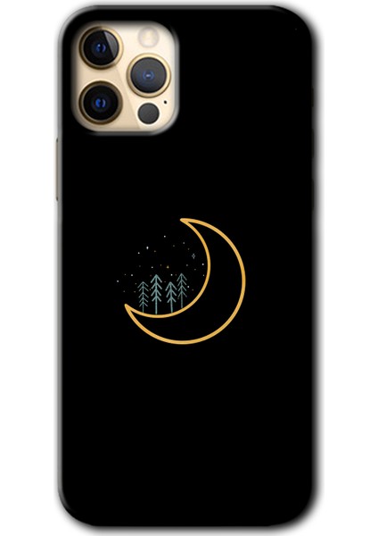Apple iPhone 12 Pro Kılıf Hd Desen Baskılı Arka Kapak - Iyi Geceler
