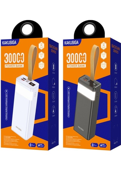 30000 Mah 3 Portlu Powerbank 22.5W Hızlı Şarj Desteği Taşınabilir Şarj Cihazı indirimleri
