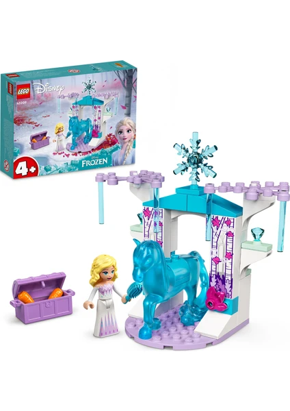 # Disney Elsa ve Nokk#un Buz Ahırı 43209 - 4 Yaş ve Üzeri için Hayal Gücünü Geliştiren İnşa Edilebilen Oyuncak Yapım Seti (53 Parça)