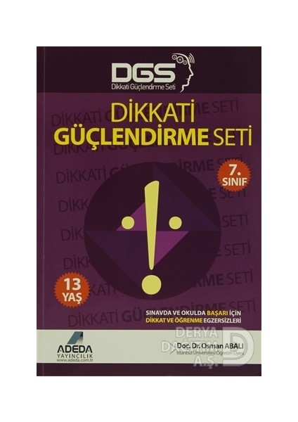 Adeda / 7. Sınıf Dikkat Güçlendirme Seti 13 Yaş