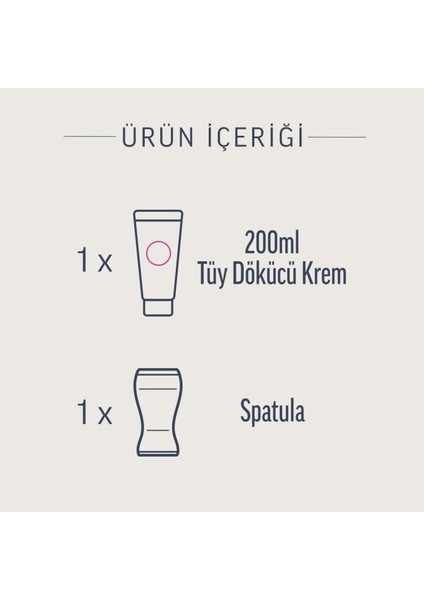 Pure 200 ml Tüy Dökücü Krem Hassas Ciltler x 2