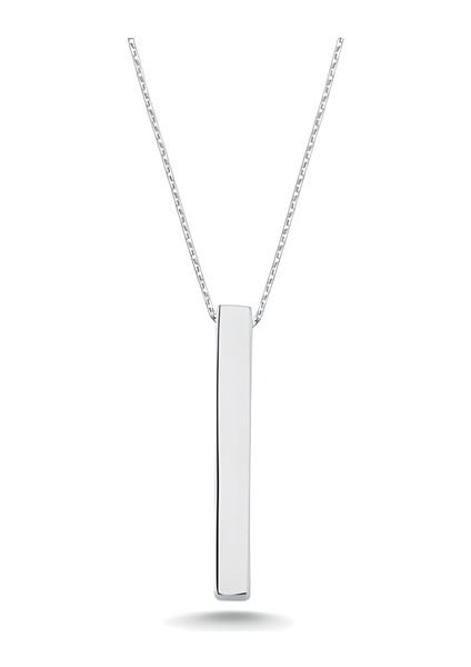 Gümüş Erkek Çubuk Kolye