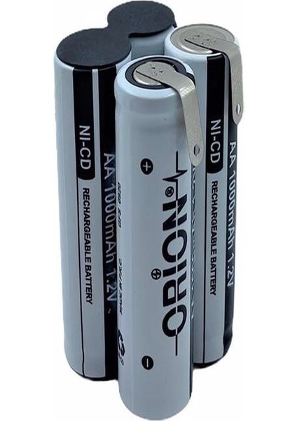 Orion Aa 4.8V 1000MAH Ni-Cd Şarjlı Vidalama Pili