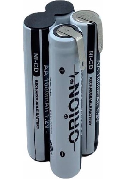 Orion Aa 4.8V 1000MAH Ni-Cd Şarjlı Vidalama Pili