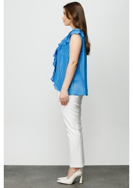 V Yaka Şifon Bluz indirimleri