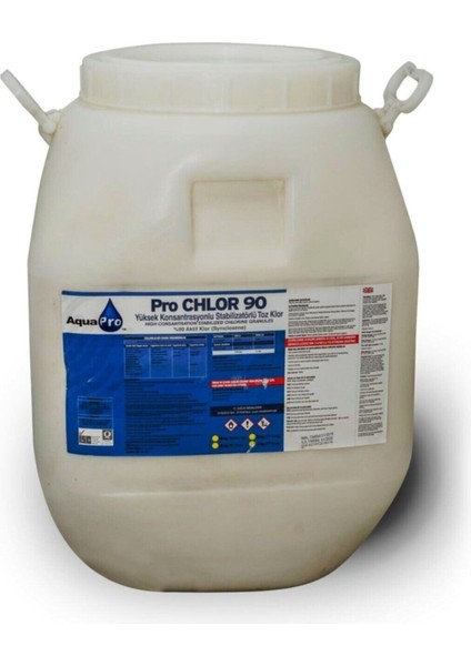 Havuzavm-Aquapro Toz Klor %90 Stabilizatörlü 50KG