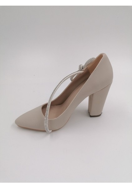 Ermod 1406 Ten Rengi Taşlı Topuklu Stiletto fiyatları