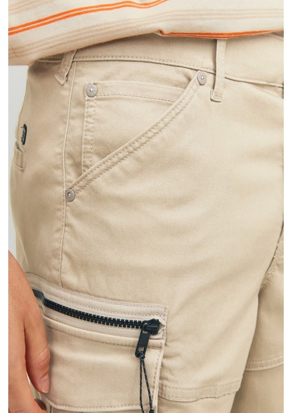 Jpstdex Jjcargo Shorts Akm Sn Krem Erkek Şort 12205072-Oxfor fırsatları