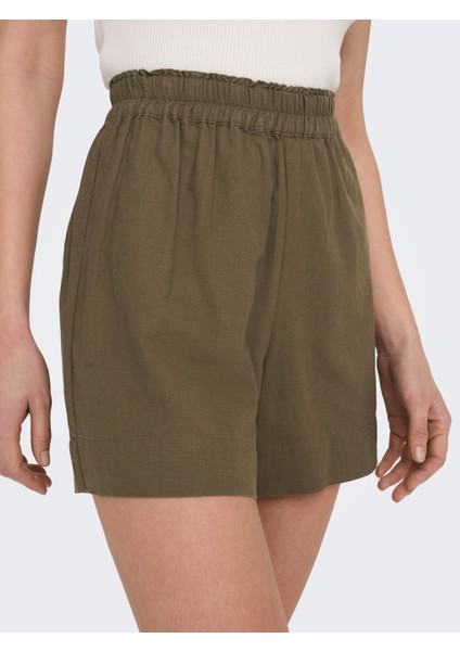 Minimalist Bel Lastikli Kadın Şort - Rahat & Şık Günlük fırsatları