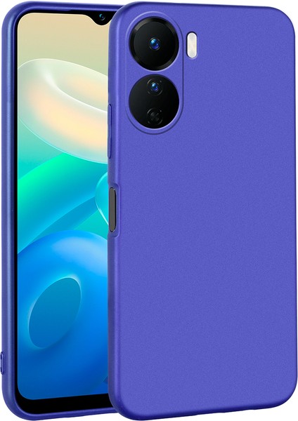 - Vivo Y16 - Kılıf Mat Renkli Esnek Premier Silikon Kapak