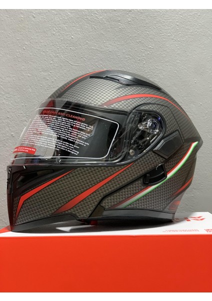 JK902 Çene Açılır Güneş Vizörlü Kask