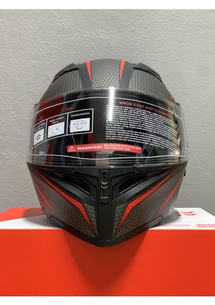 JK902 Çene Açılır Güneş Vizörlü Kask