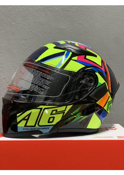 JK902 Çene Açılır Güneş Vizörlü Kask