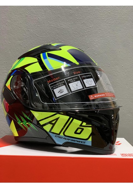 JK902 Çene Açılır Güneş Vizörlü Kask