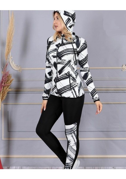 Eşofman Takım Dalgıç Kumaş Kapşonlu modelleri