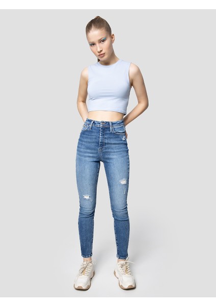 Natalie Skinny Fit Kadın Pantolon