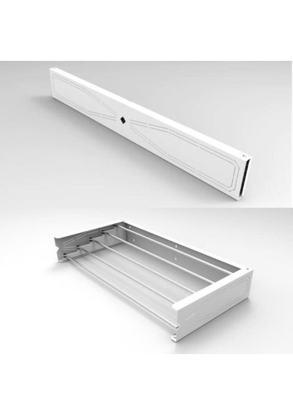 Katlanabilir Çamaşır Kurutmalığı Dekoratif Askılık Metal Beyaz 75 cm modelleri
