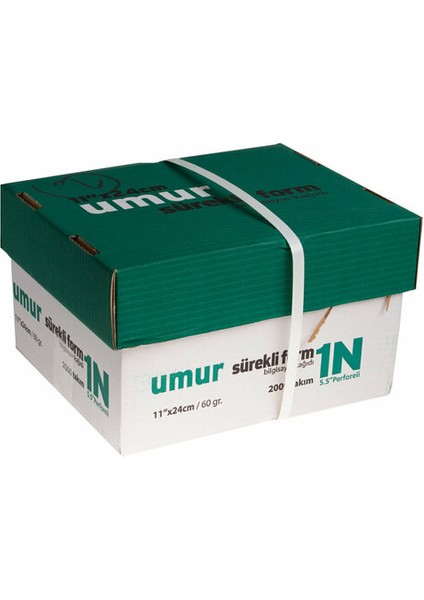 Sürekli Form Kağıdı 11X24CM Tek Nüsha 5.5 Perfore 2000 Li 30000000 0189