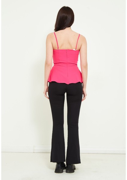 Kadın Kemerli Askılı Bluz modelleri