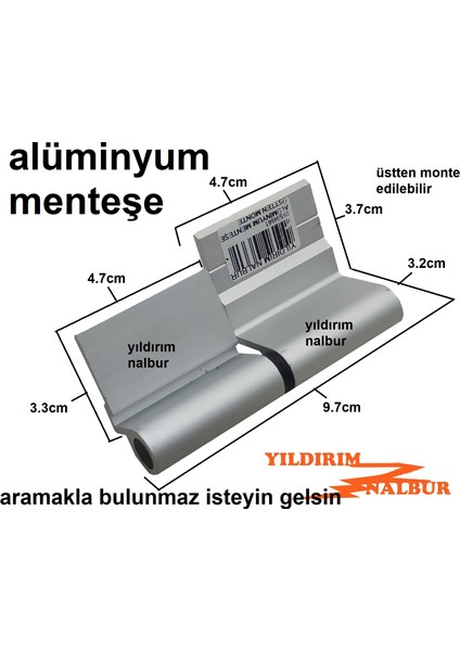 2 Adet Alüminyum Kapı Menteşesi Doğramalara Saten Renk fiyatları