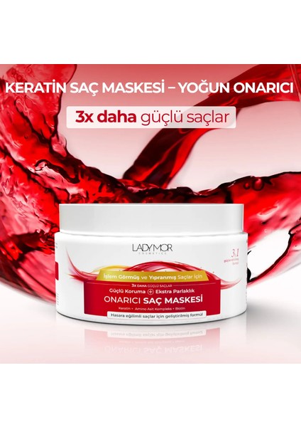 Onarıcı Keratin Amino Asit Saç Maskesi Işlem Görmüş Saçlar 300 Ml fiyatları