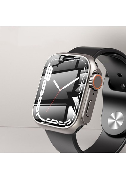 Apple Watch 40 41 44 45 mm Uyumlu Kasa ve Ekran Koruyucu Watch Ultra Görünümlü Sert Pc Fit Kalıp modelleri