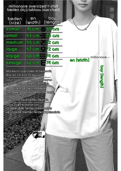 Yeşil Oversize Kadın T-Shirt Bisiklet Yaka Günlük Stil Pamuk 3/4 Kol fırsatları