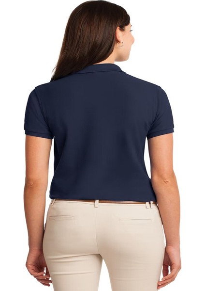 Elit Kadın Polo Yaka Lacivert Tişört fiyatları