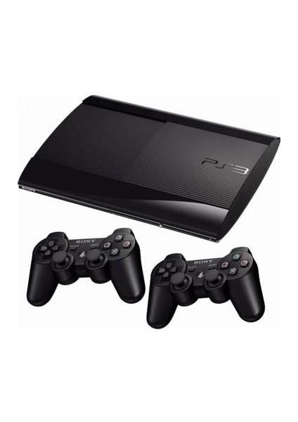 Playstation 3 Süper Slim + 320GB + 2 Joistick +130 Güncel Oyun+1 Yıl Garanti