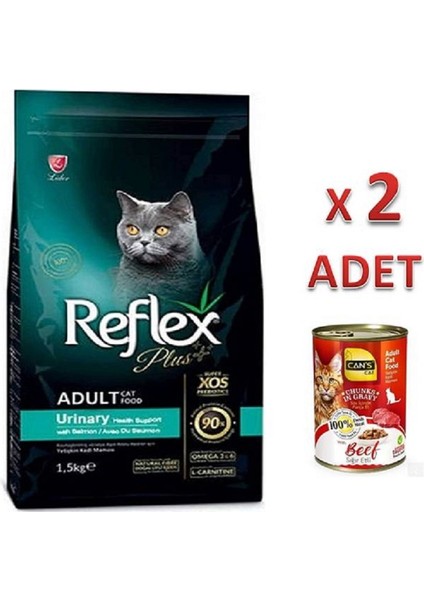 Cat Urinary Yetişkin Kısır Kedi Kedi Maması 1.5 kg 2 Adet Tavuk Etli