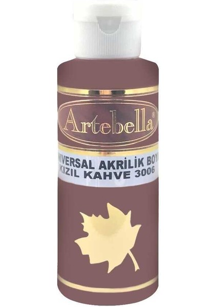 Akrilik Boya 3006130 Kızıl Kahve 130 ml