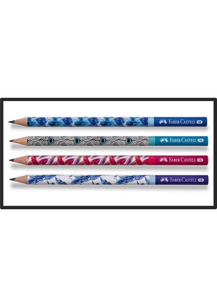 Faber Castell Kurşun Kalem Peacock - 3 Adet