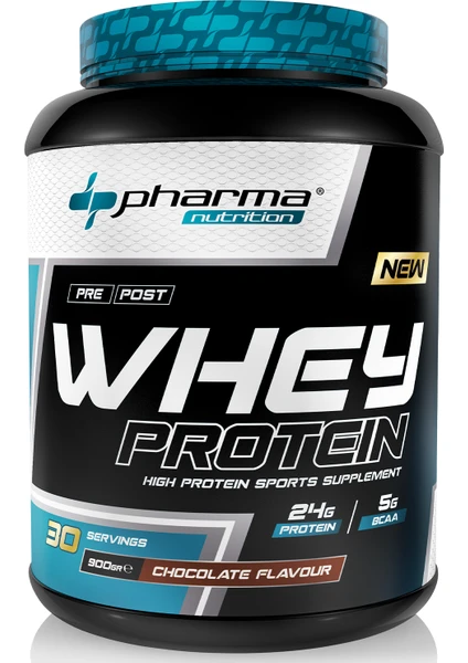 Protein Tozu 900 Gr Çikolata Aromalı Whey Protein 24 Gram Protein 5 Gram Bcaa