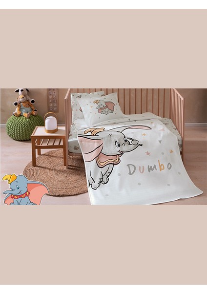 Lisanslı Bebek Pike Takımı Dumbo Cute