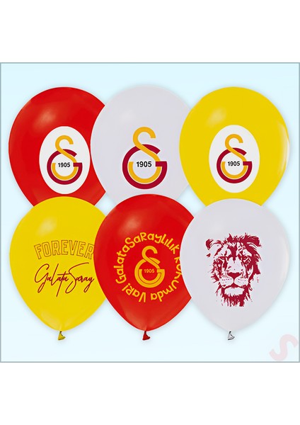 Galatasaray Balon, 30CM x 6 Adet