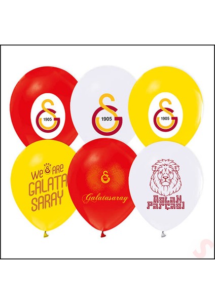 Galatasaray Balon, 30CM x 6 Adet