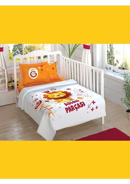 Lisanslı Bebek Pike Takımı Galatasaray Yavru Aslan Baby
