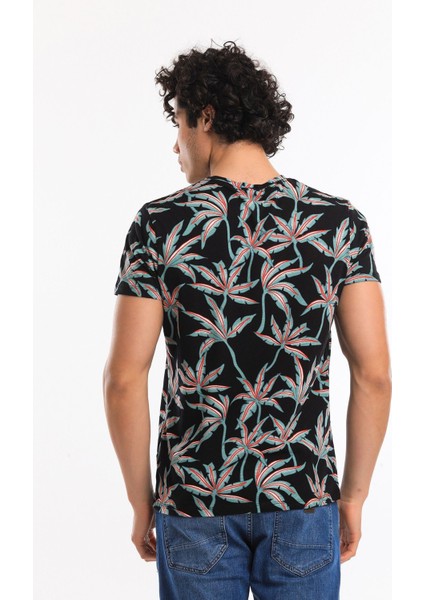 Tshirt Erkek Siyah Tshirt 21601-02