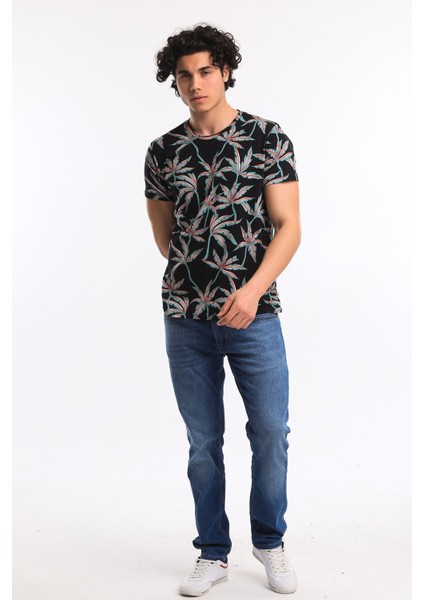 Tshirt Erkek Siyah Tshirt 21601-02
