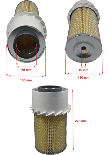 Mitsubishi L300 2.3 D, 2.5 D, 2.5 Td 1983-2012 Hava Filtresi fiyatları