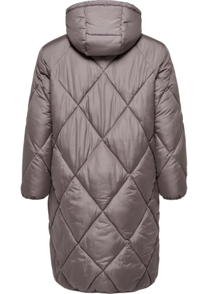 Tamara X-Long Quilted Coat cc Otw Kadın Gri Büyük Beden Mont 15277690-0510