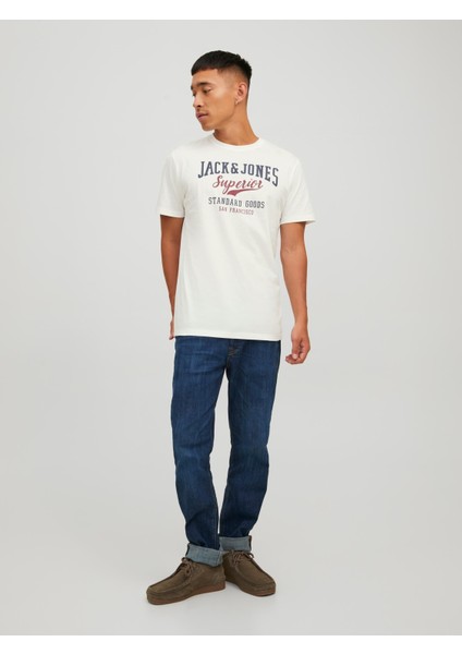 Logo Tee Ss O-Neck 2 Col Erkek Beyaz Tshirt 12210819-01 modelleri