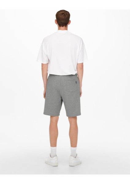 Only & Sons Ceres Sweat Shorts Noos Erkek Gri Şort 22019490-05